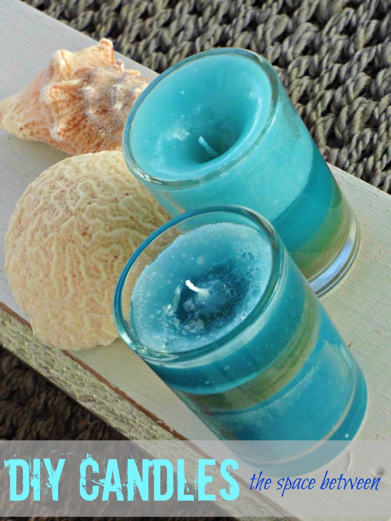 the space between - DIY candles