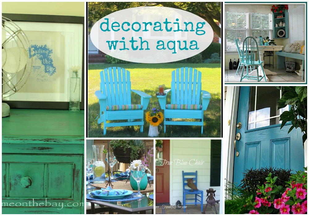 decorate with aqua