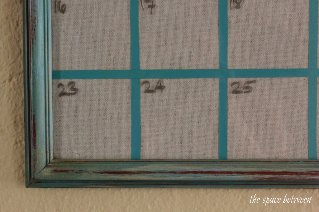 diy wall calendar